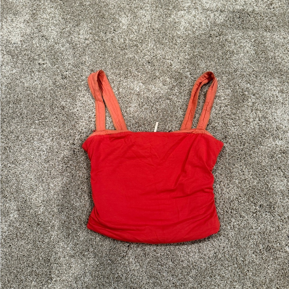 Free People Red Camisole Top